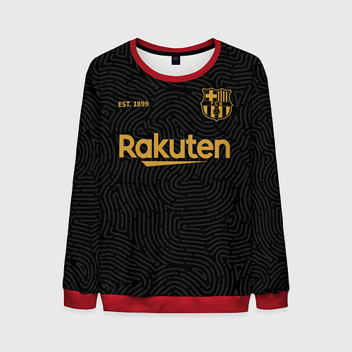 Мужской свитшот BARCELONA 2021 - ГОСТЕВАЯ / 3D-Красный – фото 1