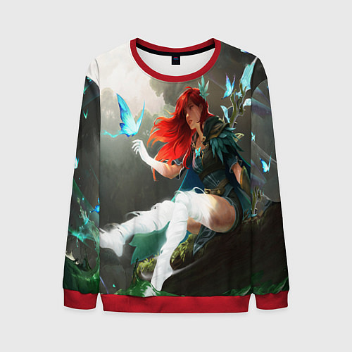 Мужской свитшот Windranger Dota / 3D-Красный – фото 1