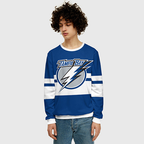 Мужской свитшот TAMPA BAY LIGHTING / 3D-Белый – фото 3