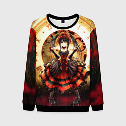 Свитшот мужской Куруми и часы, цвет: 3D-черный