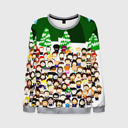Свитшот мужской Южный Парк South Park, цвет: 3D-меланж