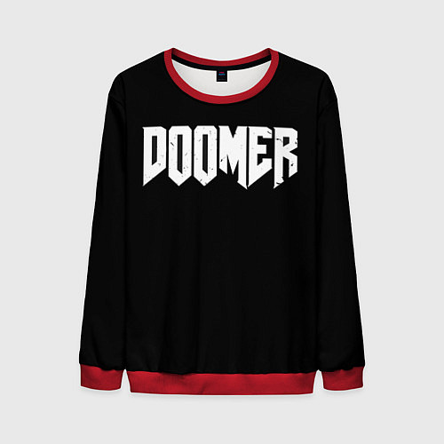 Мужской свитшот Doomer / 3D-Красный – фото 1