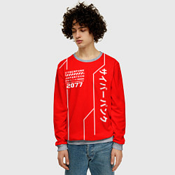 Свитшот мужской CYBERPUNK FASHION, цвет: 3D-меланж — фото 2