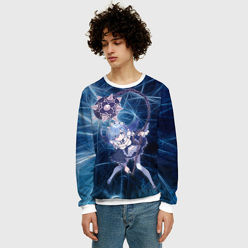 Мужской свитшот Рэм / 3D-Белый – фото 3