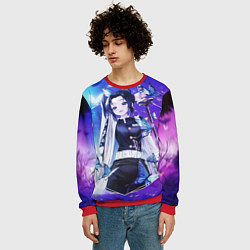 Свитшот мужской Шинобу, цвет: 3D-красный — фото 2