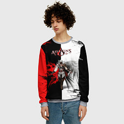 Свитшот мужской ASSASSINS CREED, цвет: 3D-меланж — фото 2