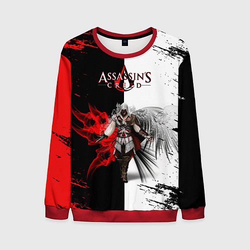 Мужской свитшот ASSASSINS CREED / 3D-Красный – фото 1