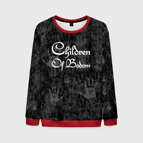 Мужской свитшот Children of Bodom Z / 3D-Красный – фото 1