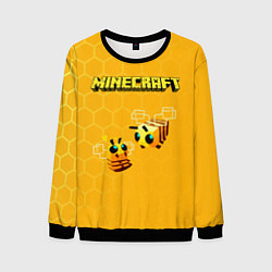 Свитшот мужской Minecraft, цвет: 3D-черный