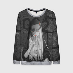 Свитшот мужской Zero Two, цвет: 3D-меланж