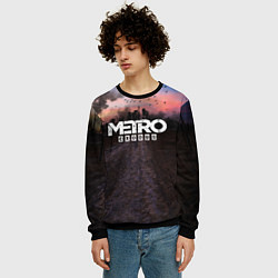 Свитшот мужской Metro Exodus, цвет: 3D-черный — фото 2
