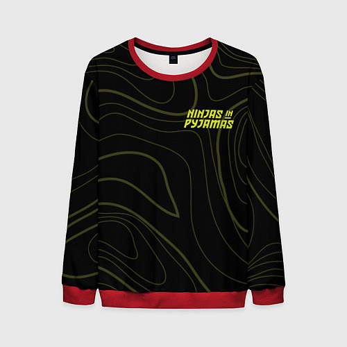 Мужской свитшот Ninjas In Pyjamas / 3D-Красный – фото 1