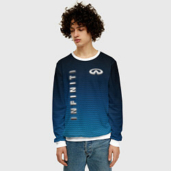 Свитшот мужской INFINITI, цвет: 3D-белый — фото 2