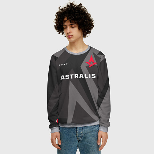 Мужской свитшот Astralis Jersey Pro 202122 / 3D-Меланж – фото 3