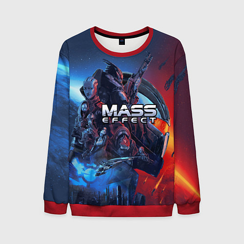 Мужской свитшот Mass EFFECT Legendary ed / 3D-Красный – фото 1