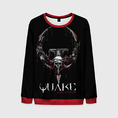 Мужской свитшот Quake Champions / 3D-Красный – фото 1