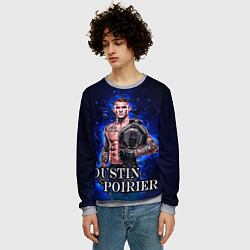 Свитшот мужской ДАСТИН ПОРЬЕ, цвет: 3D-меланж — фото 2