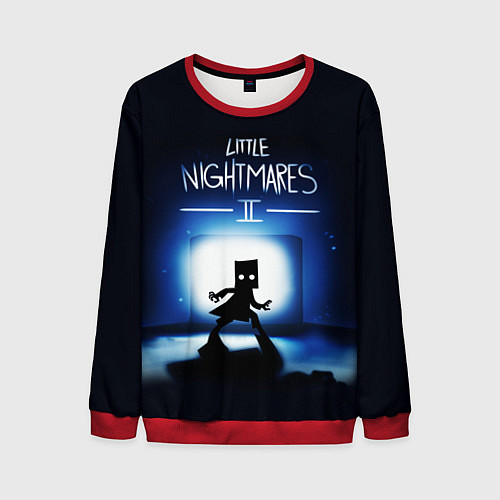 Мужской свитшот Little Nightmares 2 МОНО / 3D-Красный – фото 1