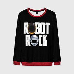 Свитшот мужской Robot Rock, цвет: 3D-красный