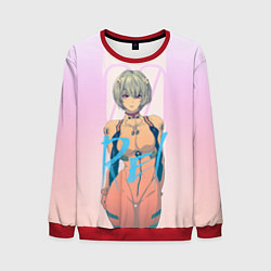 Свитшот мужской Rei Ayanami, цвет: 3D-красный