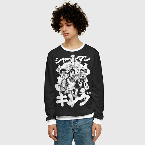 Мужской свитшот Dream Team / 3D-Белый – фото 3