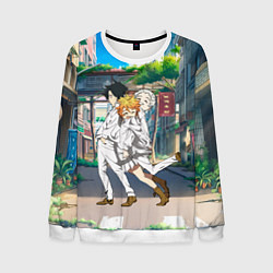 Свитшот мужской Обещанный Неверленд, цвет: 3D-белый