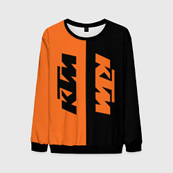 Свитшот мужской KTM КТМ Z, цвет: 3D-черный