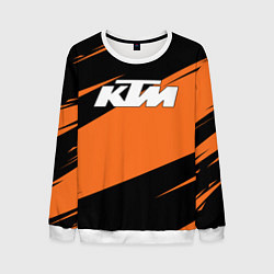 Свитшот мужской KTM КТМ, цвет: 3D-белый