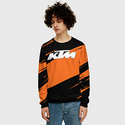 Свитшот мужской KTM КТМ, цвет: 3D-черный — фото 2