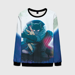 Свитшот мужской Легоси Хару крупный принт, цвет: 3D-черный
