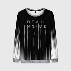 Свитшот мужской DEAD INSIDE DEATH STRANDING, цвет: 3D-меланж