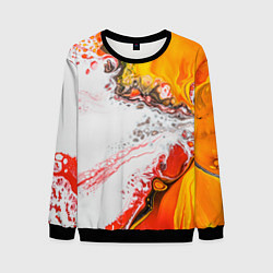 Мужской свитшот Рисунок желтой краской