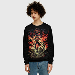 Свитшот мужской СТАЛЬНОЙ АЛХИМИК, цвет: 3D-черный — фото 2