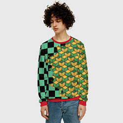 Свитшот мужской ТАНДЖИРО И ТОМИОКА, цвет: 3D-красный — фото 2