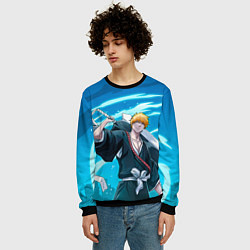Свитшот мужской Bleach-Ichigo, цвет: 3D-черный — фото 2