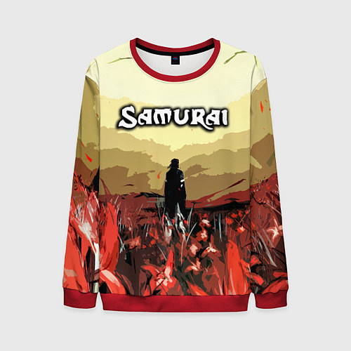 Мужской свитшот SAMURAI PROJECT RED / 3D-Красный – фото 1