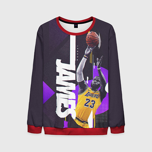 Мужской свитшот Леброн / 3D-Красный – фото 1