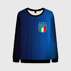 Свитшот мужской Сборная Италии, цвет: 3D-черный