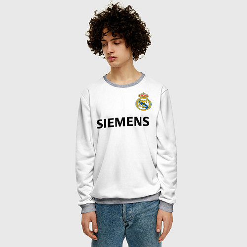 Мужской свитшот Р Карлос футболка Реала / 3D-Меланж – фото 3