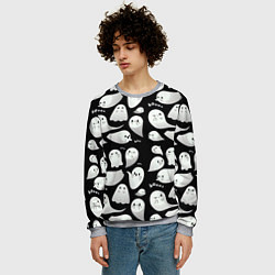 Свитшот мужской Boo Привидения, цвет: 3D-меланж — фото 2