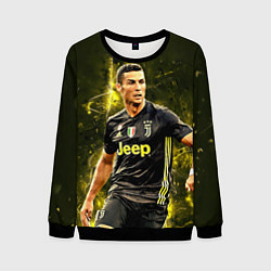 Свитшот мужской Cristiano Ronaldo Juventus, цвет: 3D-черный