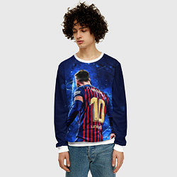 Свитшот мужской Leo Messi Лео Месси 10, цвет: 3D-белый — фото 2