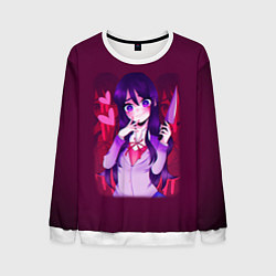 Свитшот мужской Юри Yuri Юра, цвет: 3D-белый