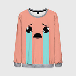 Свитшот мужской Crying Isaac, цвет: 3D-меланж