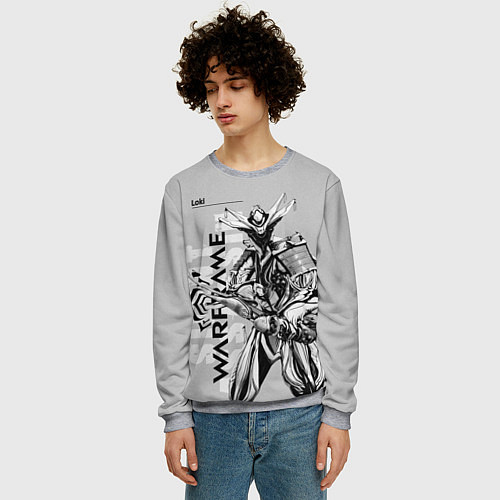 Мужской свитшот Loki / 3D-Меланж – фото 3