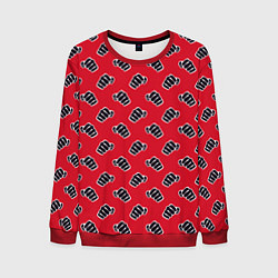 Свитшот мужской Fight Club, цвет: 3D-красный