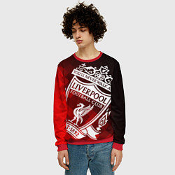 Свитшот мужской LIVERPOOL ЛИВЕРПУЛЬ, цвет: 3D-красный — фото 2