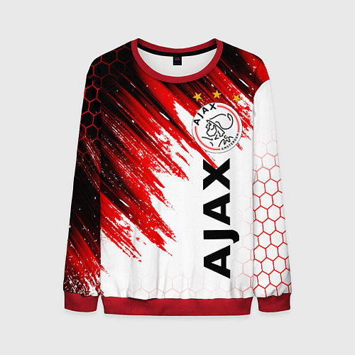 Мужской свитшот FC AJAX AMSTERDAM ФК АЯКС / 3D-Красный – фото 1