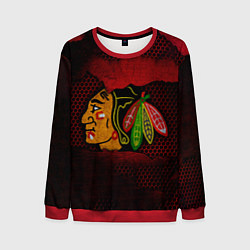 Свитшот мужской CHICAGO NHL, цвет: 3D-красный
