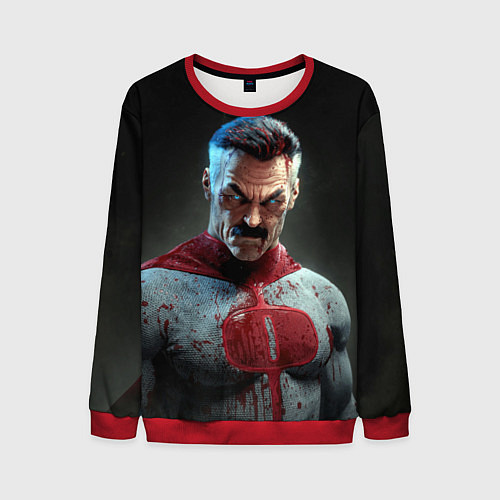 Мужской свитшот Омнимен / 3D-Красный – фото 1